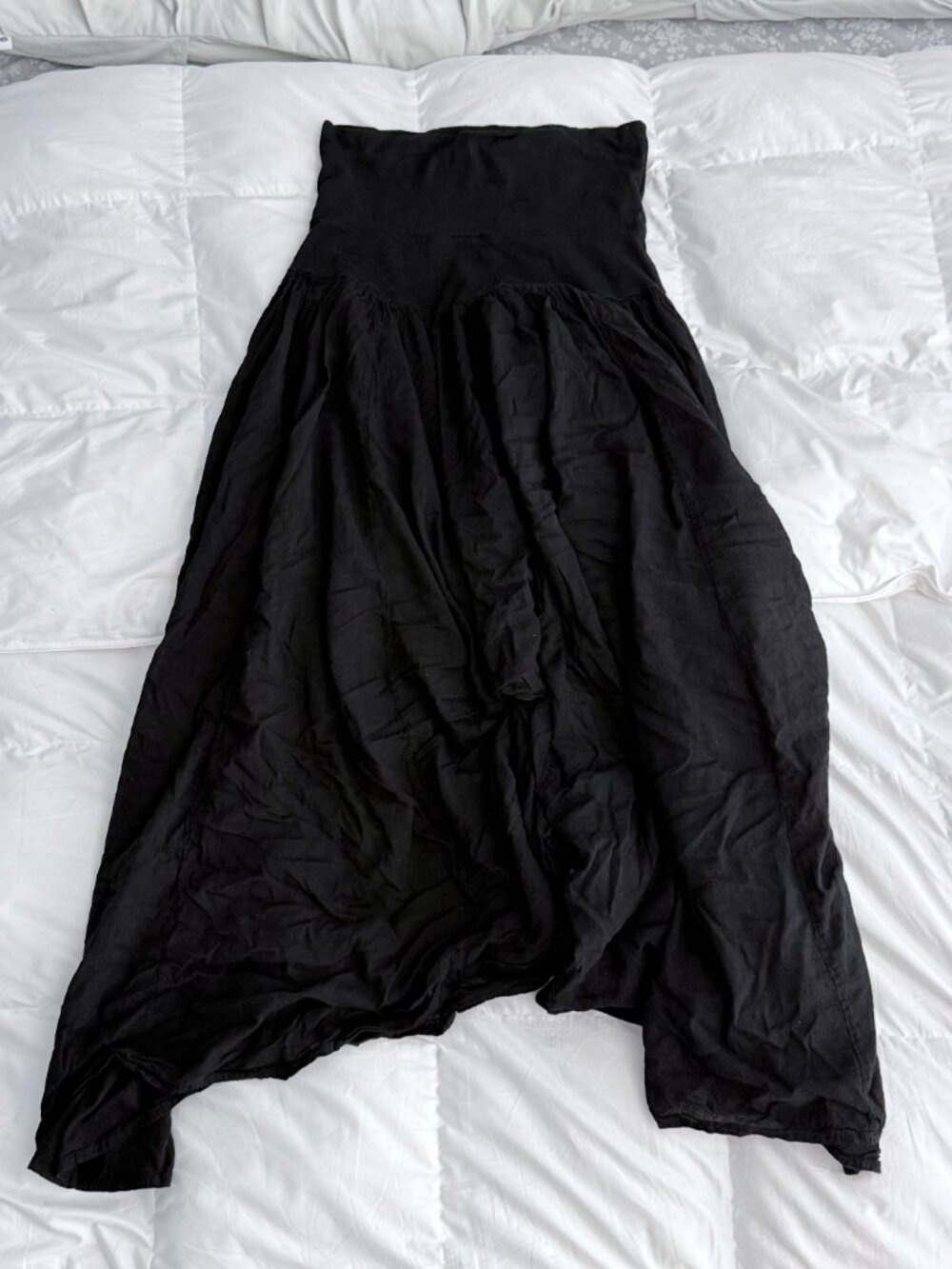 Black Asymmetrical Skirt